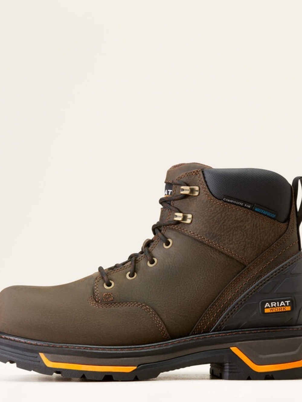 Ariat Men's Endeavor 6" Waterproof Brown Leather Work Boot 10042550 Size 14EEEE